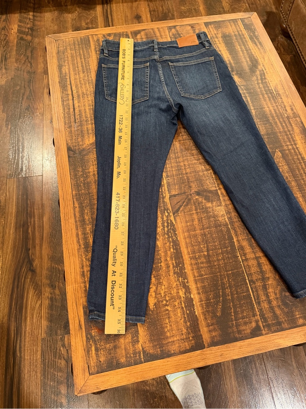 J. Crew Indigo Cropped Ankle Jeans - Picture 7 of 7